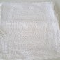 Vintage NOS Cotton Crochet Throw Pillow Cushion Covers - White