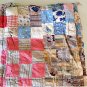 Vintage 40s/50s Patchwork Quilt Pillow Cover