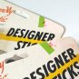 Vintage 1986 Friendly Plastic Designer Modeling Sticks w/ Display