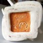 Vintage Geometric Ceramic Vase - 9"