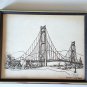 Bill Olendorf Signed Prints: San Francisco Scenes - Cable Car Golden Gate Bridge