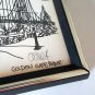 Bill Olendorf Signed Prints: San Francisco Scenes - Cable Car Golden Gate Bridge