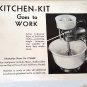 Vintage 1934 Gilbert Kitchen-Kit Instructions Booklets
