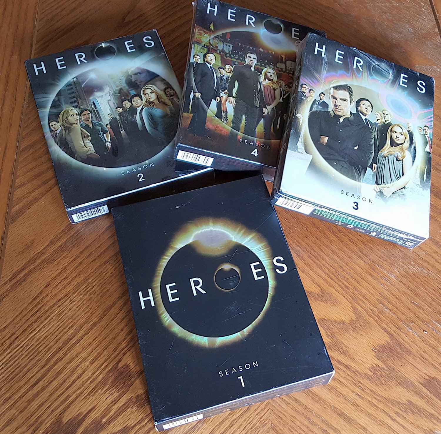 NBC Heroes DVD Collection Seasons 1 - 4 - New Sealed & Used
