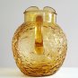 Vintage Anchor Hocking Amber Milano Lido 96 oz. Pitcher
