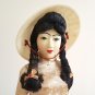 Vintage 1960s Vietnamese Souvenir Plastic Doll - 16&acirc;��