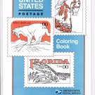 Vintage 1994 Post Office Coloring Book - UNUSED - Educational History in Stamps.