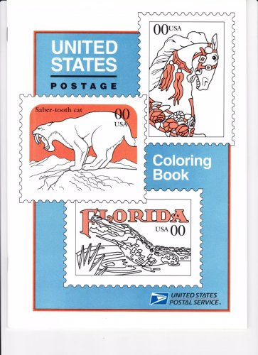 Vintage 1994 Post Office Coloring Book - UNUSED - Educational History in Stamps.