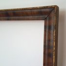 Antique Faux Tortoise Shell Wood Picture Frame Antique Faux Tortoise Shell Wood Picture Frame