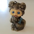 Vintage 1970s Animal Delights Hand Painted Puppy Candle British Hong Kong Vintage 1970s Animal Delights Hand Painted Puppy Candle British Hong Kong