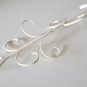 Vintage Metal Coffee Cup Mug Tree Rack Holder Stand - White