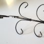 Vintage Metal Coffee Cup Mug Tree Rack Holder Stand - Black