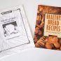 Vintage 1996 Breadman Bread Machine Instruction Manual & Healthy Bread Recipes Booklet