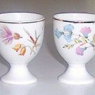 Vintage Floral Egg Cups - MIJ - Set of 2 Vintage Floral Egg Cups - MIJ - Set of 2