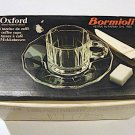 Vintage Bormioli Oxford Roberto Menghi Cup & Saucer - Set of 6 MIB