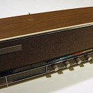 Vintage 1964 Sears Silvertone AM/FM Radio Model 5020 Walnut (damaged housing)