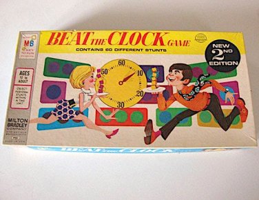Vintage 1969 Milton Bradley Beat the Clock 2nd Edition Game
