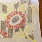Vintage Embroidered Linen Table Runner / Dresser Scarf 16" x 42 1/2"