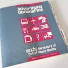 Vintage 1990 - 1991 SRDS Advertising OptionsPlus, Directory of Out-of-Home Media