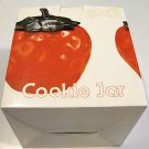 Vintage 1988 Welcome Intl. Strawberry Cookie Jar MIB