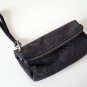 Simply Vera Wang Black Logo Clutch Bag Purse Wristlet Strap Wallet