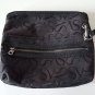 Simply Vera Wang Black Logo Clutch Bag Purse Wristlet Strap Wallet
