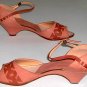 Vintage Miramonte Two Tone Open Toe Shoes Made in Italy Size 8M