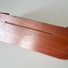 2001 Home Interiors & Gifts Oak Wall Shelf w/ Plate Groove