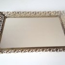 Vintage Hollywood Regency Mirrored Vanity Perfume / Make-up Tray