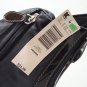 NOS Kmart Attention Black Multi-Zip-Pockets Shoulder Bag Purse