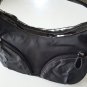 NOS Kmart Attention Black Multi-Zip-Pockets Shoulder Bag Purse