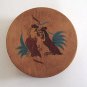 Vintage 1950s Japan Rooster Wooden Hamburger Patty Press