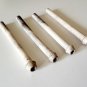 Antique Knob & Tube Ceramic Wire Insulators 3 1/2 x 7/16 - Used Set of 4