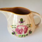 Vintage Stangl Pottery Della-Ware El Rosa Rose Pitcher / Creamer #3722