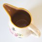 Vintage Stangl Pottery Della-Ware El Rosa Rose Pitcher / Creamer #3722
