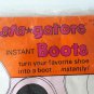 Vintage 1960s Mod Black Insta Gators Instant Boots / Stocking Boots