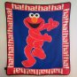 Vintage 1998 Owen Elmo Hi-Pile Throw - Red Blue Sesame Street
