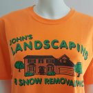John's Landscaping T-Shirt - Large - Hi-Vis / Safety Orange