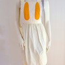 Corn Cob Kitchen Apron w/ Crossback Ties