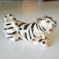 Vintage Small Hand-painted Spatter Gold Crouching Tiger Cub