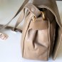 NOS Giani Bernini Leather Shoulder Bag Crossbody Purse Taupe