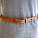 Vintage 1980s Two Blondes Jewel Studded Leather Fashion Belt Vintage 1980s Two Blondes Jewel Studded Leather Fashion Belt