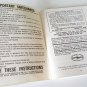 Vintage Rival Crock-pot Cookbook Recipe Book / Instruction Manual Booklet