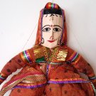 Indian Rajasthani Puppet Marionette Woman Traditional Dress