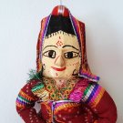 Indian Rajasthani Puppet Marionette Topsy Turvy Pair Traditional Dress