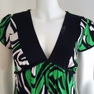 Vintage 1990s Taboo Babydoll Abstract Dress