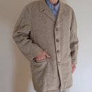 Vintage Robert Hall Mens 3/4 / Car Coat Grey Wool Windowpane Plaid - Size 42 Vintage Robert Hall Mens 3/4 / Car Coat Grey Wool Windowpane Plaid - Size 42