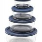 Anchor Hocking Glass Container Food Storage - 8 Piece Set 13349 076440133493