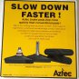 Vintage 1987 Aztec Brake Pads Advertisement Poster