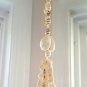 Vintage Cowrie Seashell Shell Plant Hanger - 39"